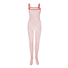 red Bare Desire Men’s Fishnet Bodysuit - pridevoyageshop.com - gay men’s bodystocking, lingerie, fishnet and fetish wear
