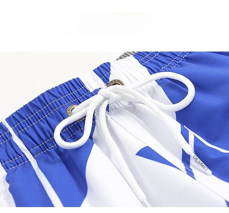 details of Gay Swimwear & Beachwear | Desmiit Color Block Board Shorts - pridevoyageshop.com - gay men’s underwear and swimwear