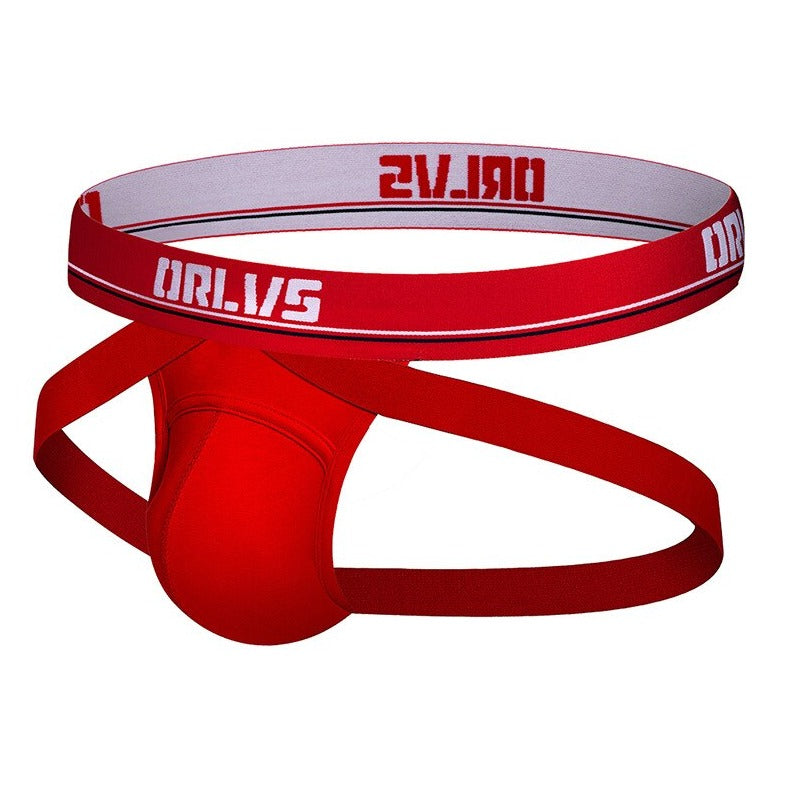 red Minimalist Mens Jockstra: Jockstrap Sexy & Jockstrap for Men- pridevoyageshop.com - gay men’s underwear and swimwear