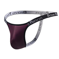 Men’s Folsom Night PU Leather Swim Bikini Thong