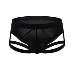 black Gay Men's Bold Garter Briefs - pridevoyageshop.com - gay men’s underwear and swimwear