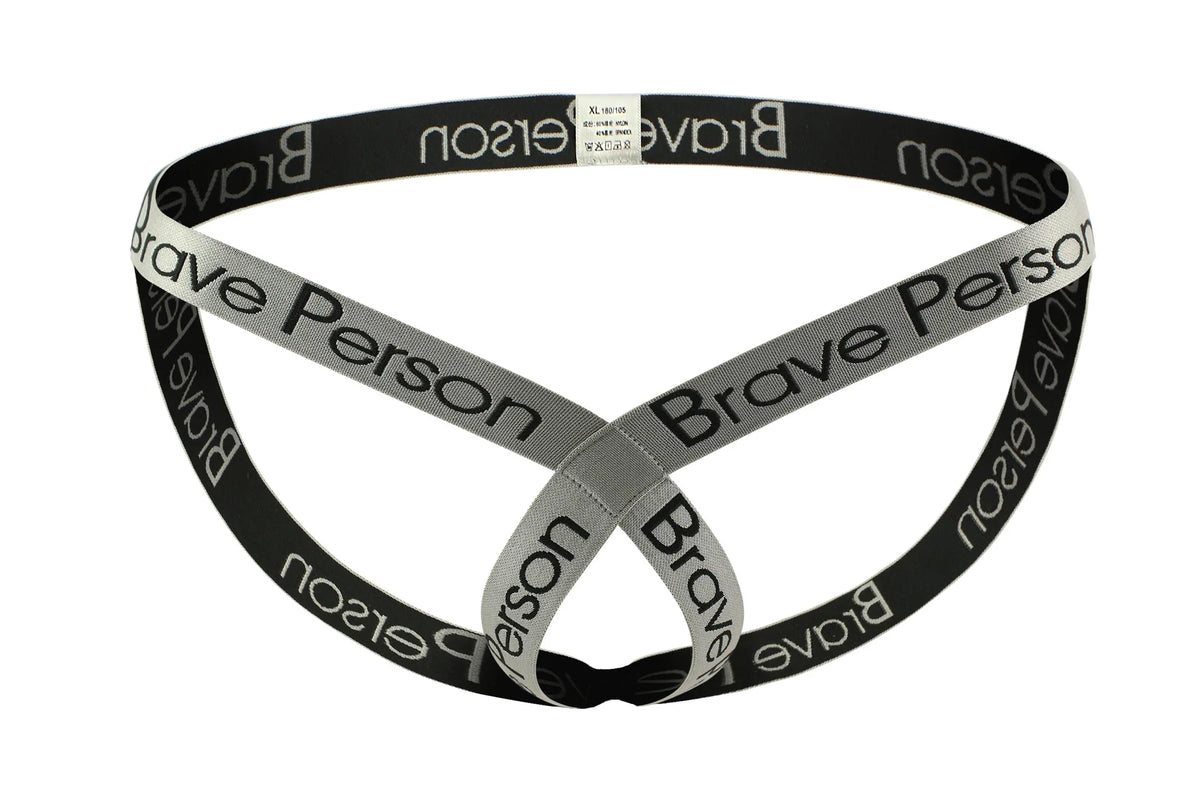 gray BRAVE PERSON Men's Bare Jockstrap - pridevoyageshop.com - gay men’s underwear and swimwear