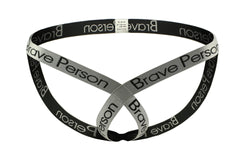 gray BRAVE PERSON Men's Bare Jockstrap - pridevoyageshop.com - gay men’s underwear and swimwear