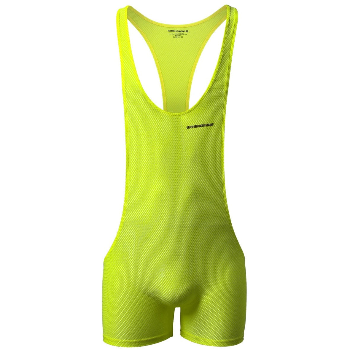 yellow Gay Singlet and Bodysuit | Men's Workout Gym Singlets - Men's Singlets, Bodysuits, Rompers & Jumpsuits - pridevoyageshop.com