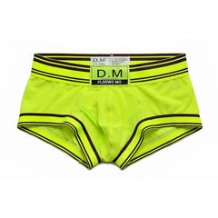 Fluorescent Green DM Men's Mesh Boxer Briefs - pridevoyageshop.com - gay men’s underwear and swimwear