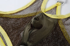 Men's Kinky Mesh Minimalist Singlet