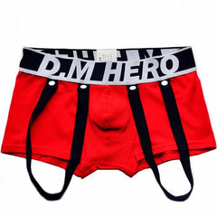 red DM Gay Men's Hero Reverse Jockstrap - pridevoyageshop.com - gay men’s underwear and swimwear
