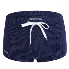 details of royal blue Gay Swimwear & Beachwear | Men's Bowtie Tight Swim Trunks - pridevoyageshop.com - gay men’s underwear and swimwear
