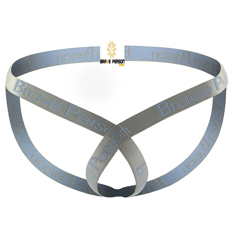 light blue BRAVE PERSON Men's Bare Jockstrap - pridevoyageshop.com - gay men’s underwear and swimwear