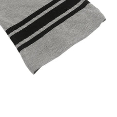 details of gray Men's Striped V-Neck Nightshirt - pridevoyageshop.com - gay men’s underwear and swimwear