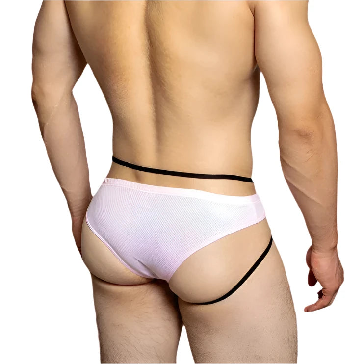 a hot man in pink DM Hook-Up Briefs - pridevoyageshop.com - gay men’s thongs, boxers, briefs and jockstraps