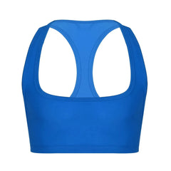 blue Men's Sleevless Y Back Crop Top | Gay Crop Tops & Sports Wear - pridevoyageshop.com - gay crop tops, gay casual clothes and gay clothes store