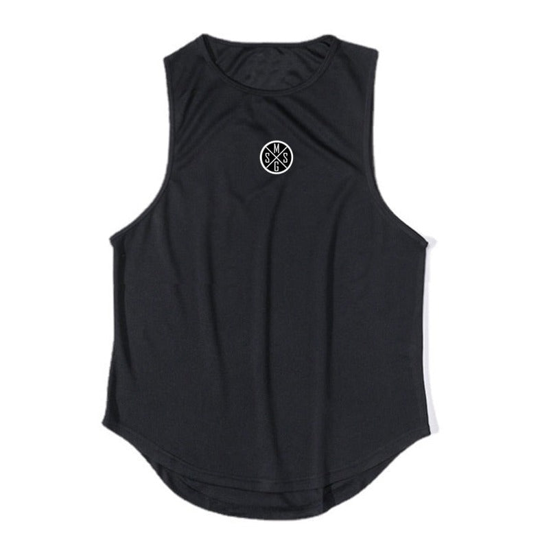 black Gay Tops | Mens Bodybuilding Gym Tank Top - pridevoyageshop.com - gay men’s gym tank tops, mesh tank tops and activewear