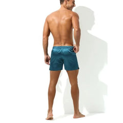 a hot gay man in blue Men's Ice Silk Lounge Shorts - pridevoyageshop.com - gay men’s underwear and swimwear