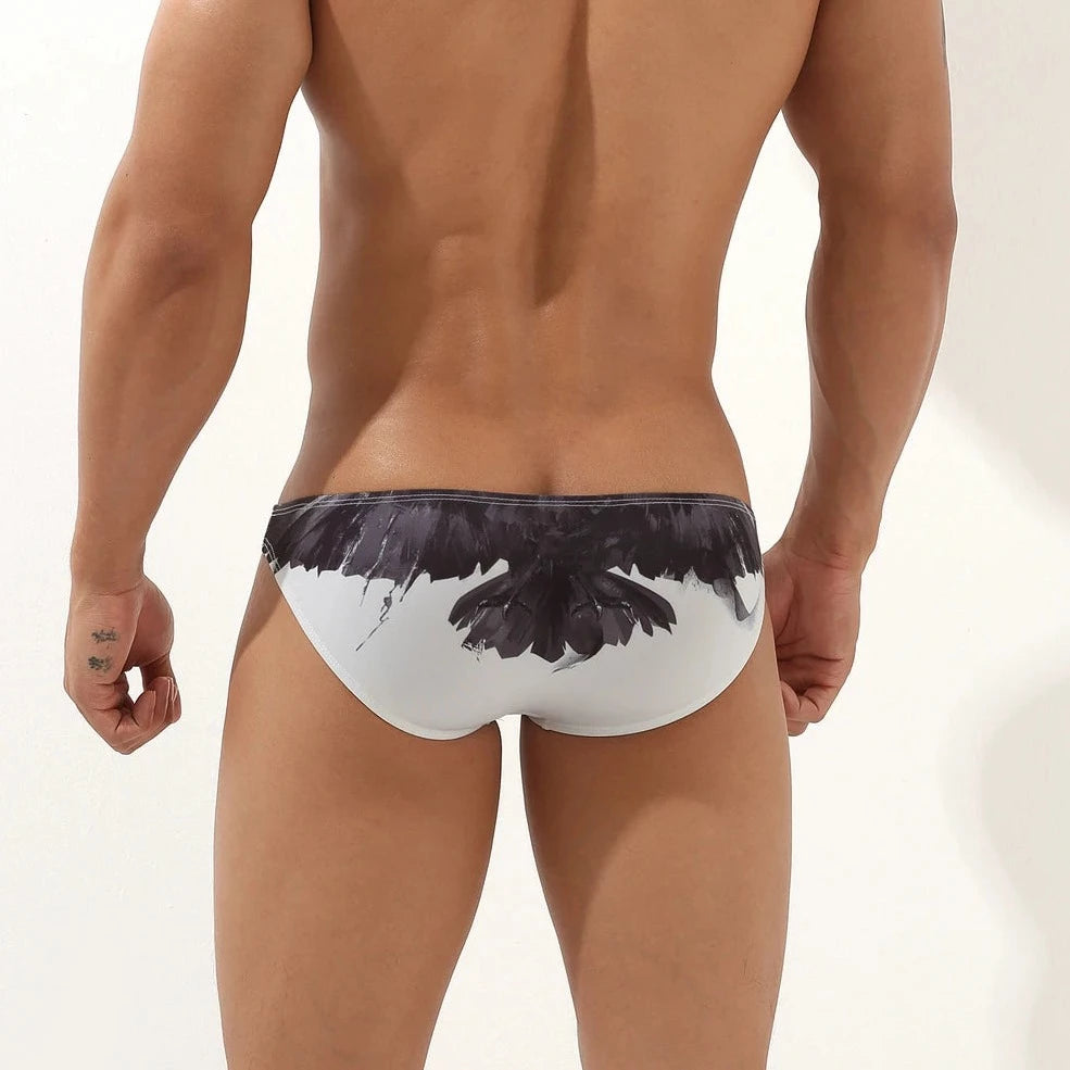 a hot gay man in Rorschach Men's Ultra Skinny Swim Briefs - pridevoyageshop.com - gay men’s underwear and swimwear