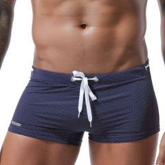 hot gay man in royal blue Gay Swimwear & Beachwear | Men's Bowtie Tight Swim Trunks - pridevoyageshop.com - gay men’s underwear and swimwear