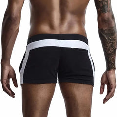 a hot gay man in black Men's Terry Cloth Basic Shorts - pridevoyageshop.com - gay men’s underwear and swimwear