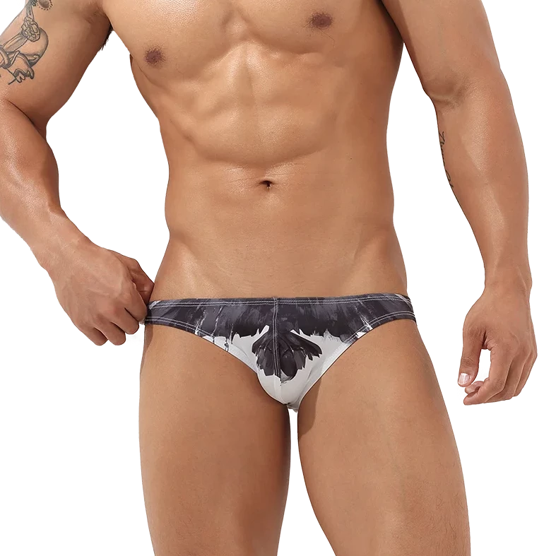 a hot gay man in Rorschach Men's Ultra Skinny Swim Briefs - pridevoyageshop.com - gay men’s underwear and swimwear