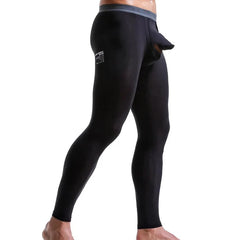 black Men's Show-It Thermal Long Johns - pridevoyageshop.com - gay men’s underwear and swimwear