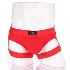 red Men's Bubble Butt Jock Thong | Gay Men Underwear- pridevoyageshop.com - gay men’s underwear and swimwear