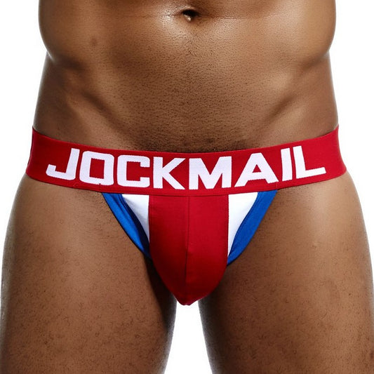 red Gay Jockstraps: Jockmail & National Flag Jockstrap- pridevoyageshop.com - gay men’s underwear and swimwear