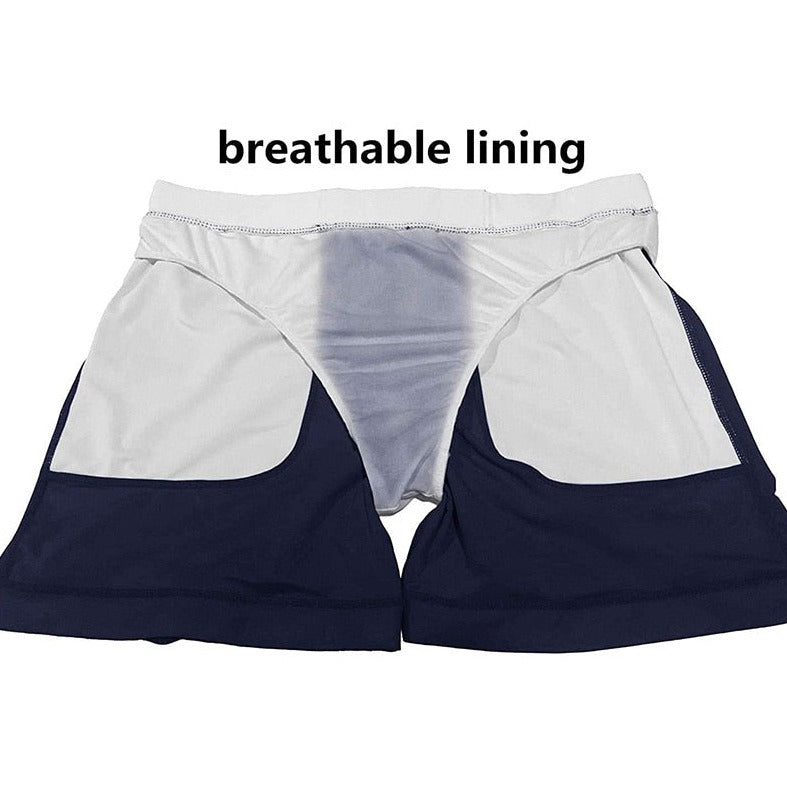 details of Gay Swimwear & Beachwear | Drawstring Boxer Swim Trunks - pridevoyageshop.com - gay men’s underwear and swimwear