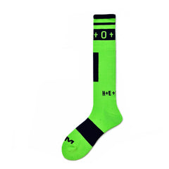 blue Ribbed Cotton Crew Socks: Men's Sports Socks- pridevoyageshop.com - gay men’s harness, lingerie and fetish wear