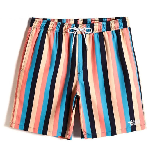 Sunset Serenade Board Shorts - pridevoyageshop.com - gay men’s underwear and swimwear