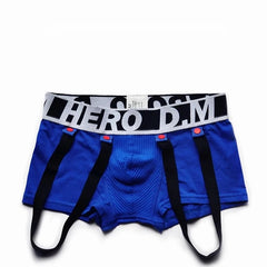 blue DM Gay Men's Hero Reverse Jockstrap - pridevoyageshop.com - gay men’s underwear and swimwear
