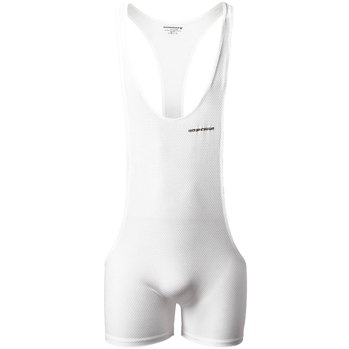 white Gay Singlet and Bodysuit | Men's Workout Gym Singlets - Men's Singlets, Bodysuits, Rompers & Jumpsuits - pridevoyageshop.com