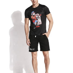 a hot gay guy in black Oh Yeah! Board Shorts - pridevoyageshop.com - gay men’s underwear and swimwear