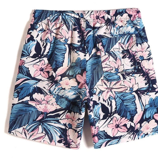 Blossoming Flowers Board Shorts - pridevoyageshop.com - gay men’s underwear and swimwear