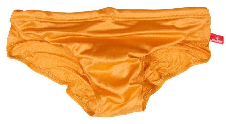 orange Gay Swimwear | Men's Transparent Swim Briefs - pridevoyageshop.com - gay men’s underwear and swimwear