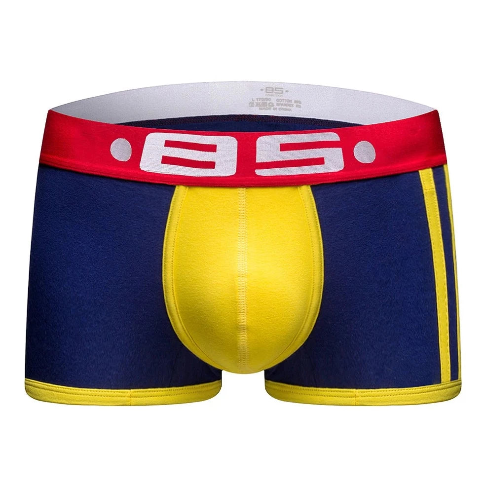 blue 85 Men's Racing Stripe Boxer Briefs - pridevoyageshop.com - gay men’s underwear and swimwear