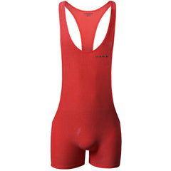 red Gay Singlet and Bodysuit | Men's Workout Gym Singlets - Men's Singlets, Bodysuits, Rompers & Jumpsuits - pridevoyageshop.com