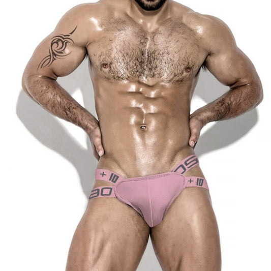 a man in Rose OBSO Designer Jock Strap: Exotic Underwear for Men - pridevoyageshop.com - gay men’s underwear and swimwear