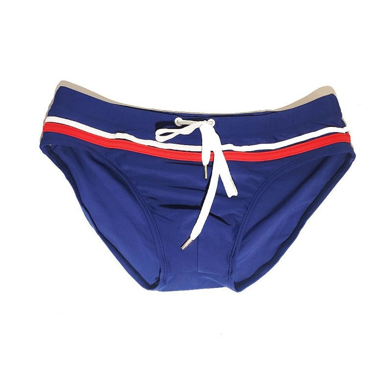 blue Gay Swimwear | French Swim Briefs- pridevoyageshop.com - gay men’s underwear and swimwear