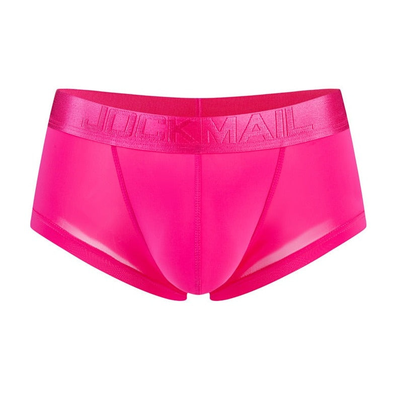 Pink JOCKMAIL - Mens Ice Silk Underwear: Best Boxers for Men - pridevoyageshop.com - gay men’s underwear and swimwear