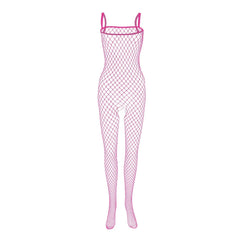 rose red Bare Desire Men’s Fishnet Bodysuit - pridevoyageshop.com - gay men’s bodystocking, lingerie, fishnet and fetish wear