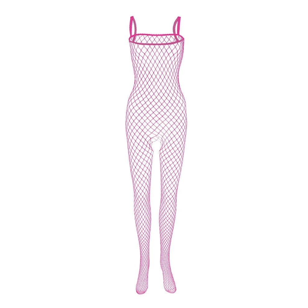 rose red Bare Desire Men’s Fishnet Bodysuit - pridevoyageshop.com - gay men’s bodystocking, lingerie, fishnet and fetish wear