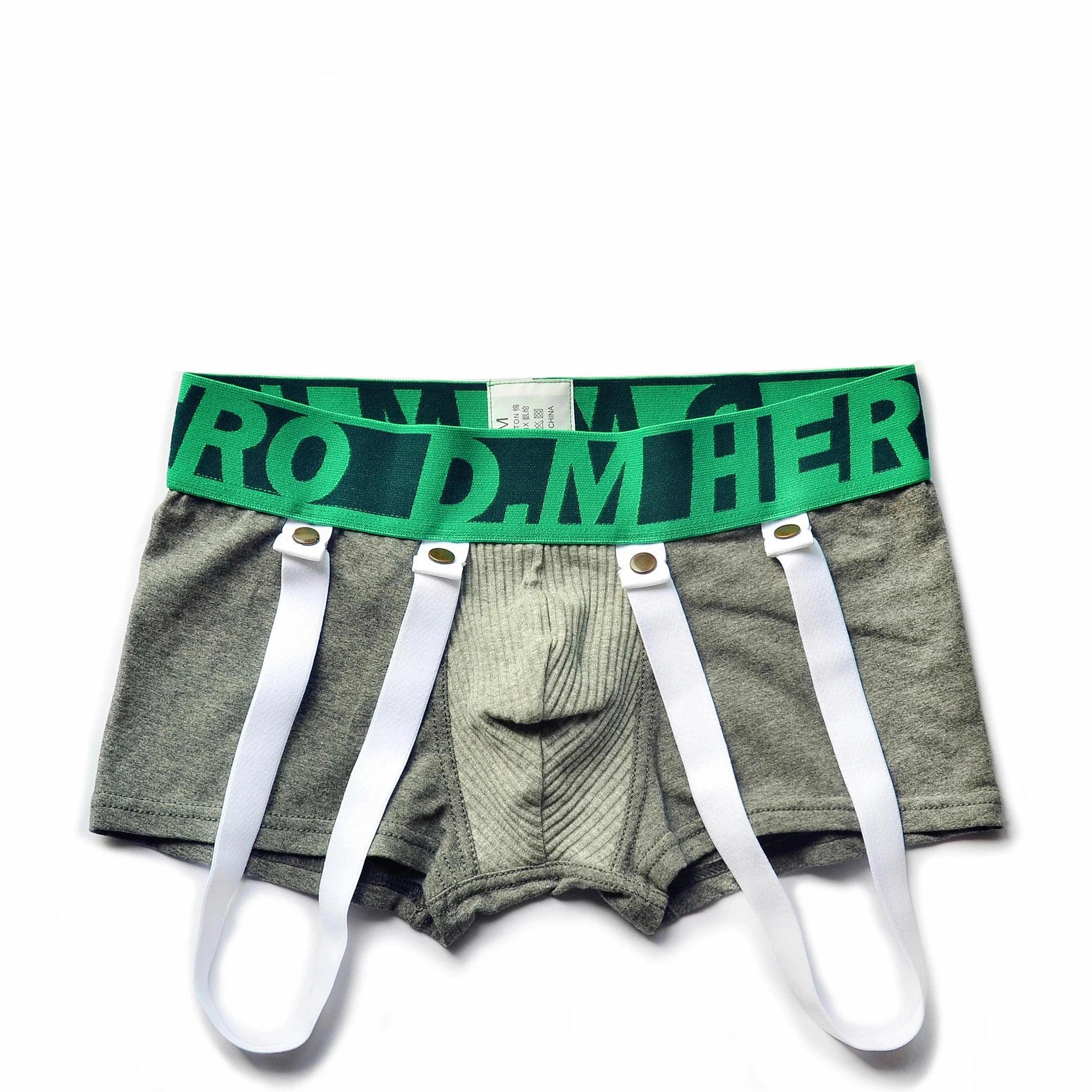 gray DM Gay Men's Hero Reverse Jockstrap - pridevoyageshop.com - gay men’s underwear and swimwear