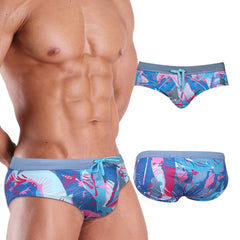 hot gay man in Gay Swimwear | Men's Tropical Swim Brief- pridevoyageshop.com - gay men’s underwear and swimwear