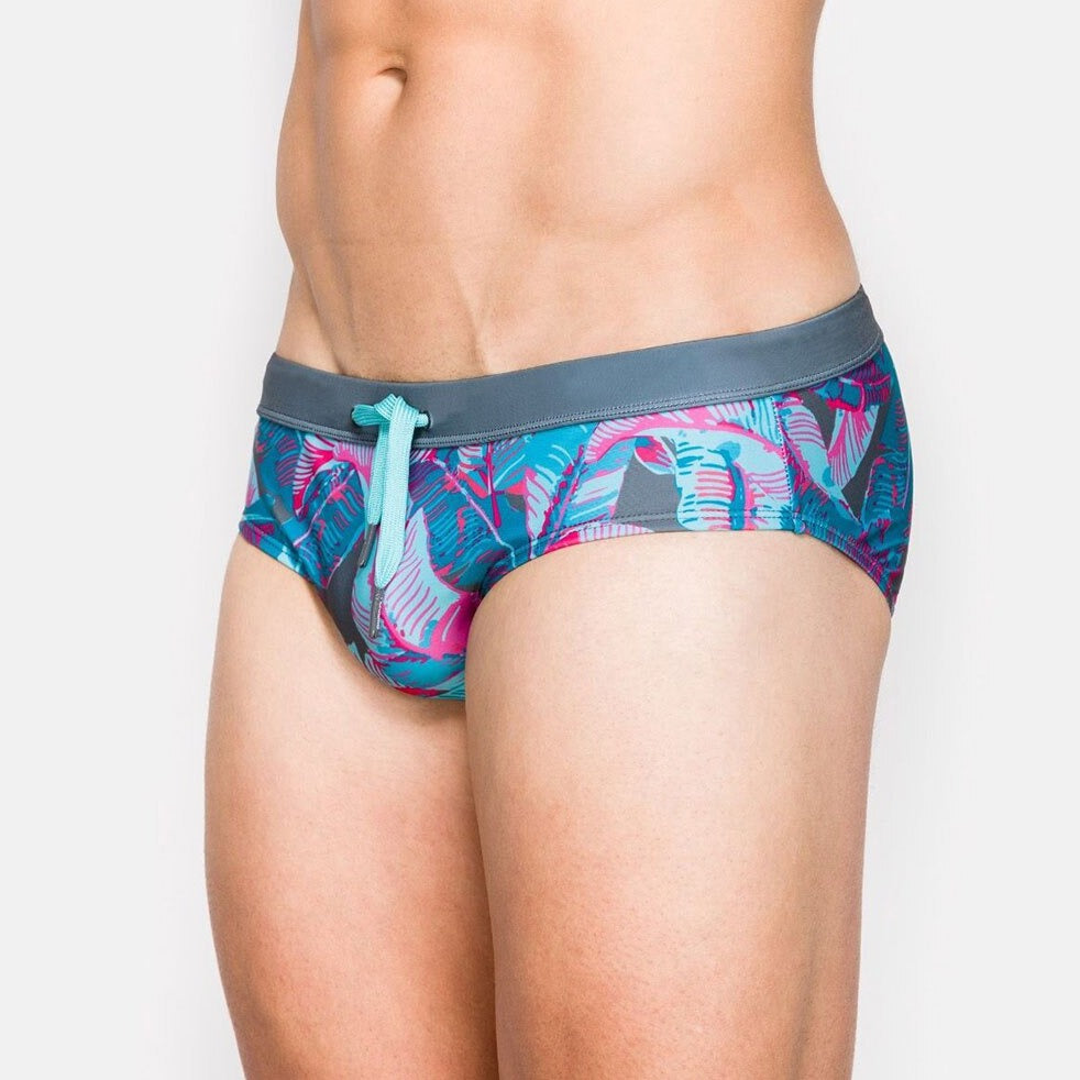 hot gay man in Gay Swimwear | Men's Tropical Swim Brief- pridevoyageshop.com - gay men’s underwear and swimwear