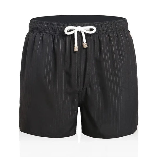 black Ghost Stripe Board Shorts - pridevoyageshop.com - gay men’s underwear and swimwear