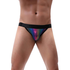 hot gay man in Rainbow Sparkle Jockstrap: Pride Jockstrap & Gay Jockstrap- pridevoyageshop.com - gay men’s underwear and swimwear