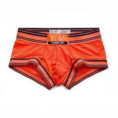 orange DM Men's Mesh Boxer Briefs - pridevoyageshop.com - gay men’s underwear and swimwear