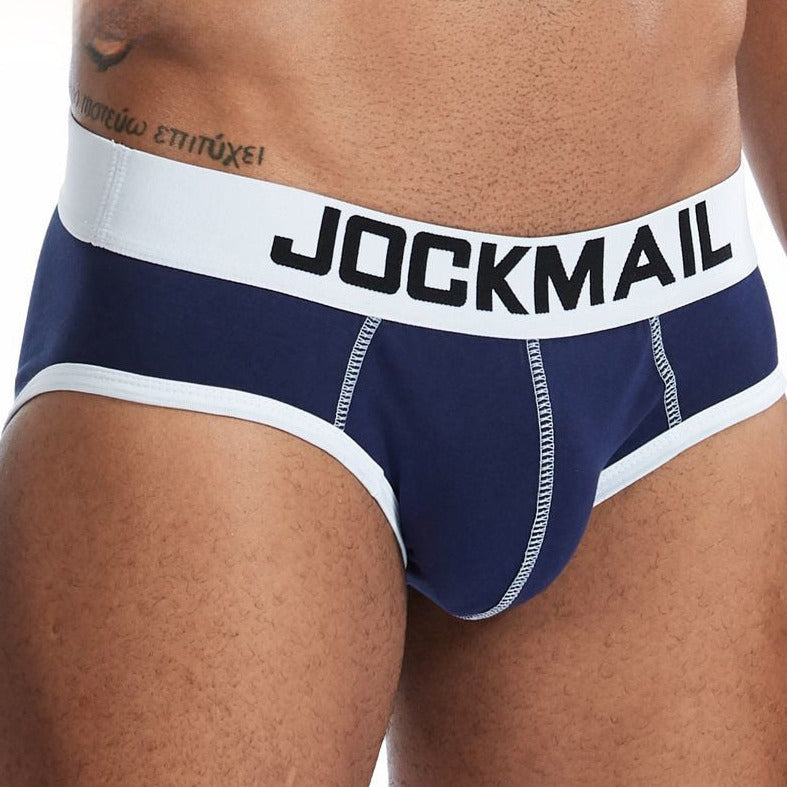 navy Classic Modal Men's Briefs with pouch: Best Gay Underwear - pridevoyageshop.com - gay men’s underwear and swimwear