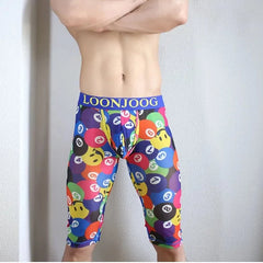 Pool Balls Men's Mesh Knee High Long Johns - pridevoyageshop.com - gay men’s underwear and swimwear