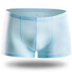 blue Icy and See Throu Boxer Briefs - pridevoyageshop.com - gay men’s underwear and swimwear