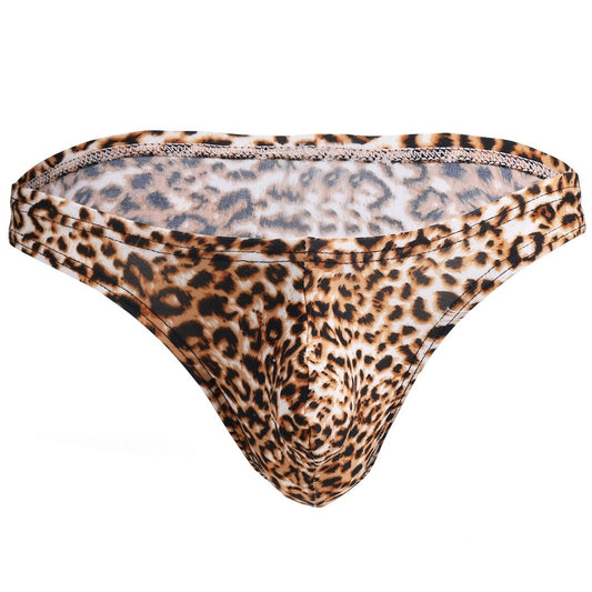 Gay Swimwear | Men's Leopard Print Swim Briefs- pridevoyageshop.com - gay men’s underwear and swimwear